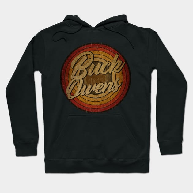 arjunthemaniac,circle vintage retro faded Buck Owens Hoodie by arjunthemaniac